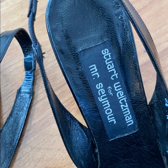 Vintage Stuart Weitzman wedge sling back 8.5 - Picture 4 of 8